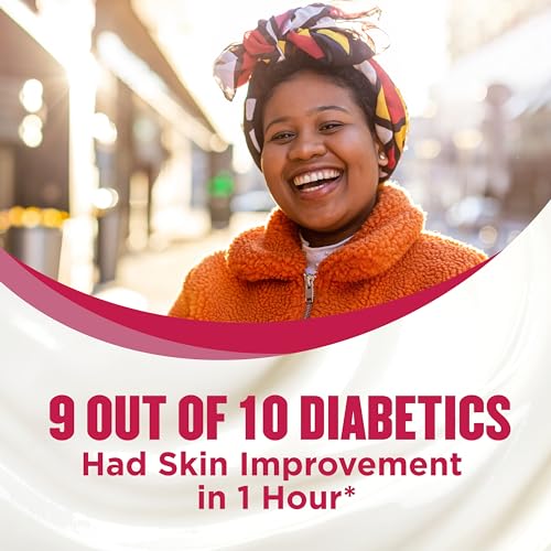 Gold Bond Diabetic Body Lotion, Dry Skin Relief with Vitamin E & Aloe to Soothe & Moisturize Flaky, Rough Skin, Value Size, 21 oz