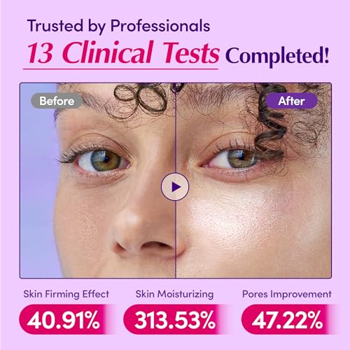 EQQUALBERRY Bakuchiol Plumping Face Serum - Retinol Natural Alternative for Sensitive Skin, with Niacinamide & Hyaluronic Acid, Pore & Wrinkle Korean Skin Care (1.01oz / 30ml)