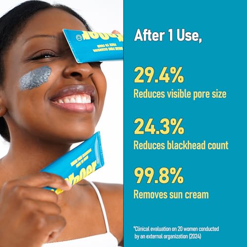 Break Pore Cleansing Pack to Foam – 3-in-1 Korean Skin Care Wash-Off Mask & Exfoliator & Cleanser w/Charcoal and Salicylic Acid – AHA, BHA, PHA for Oily, Congested Skin (3.38 fl oz)