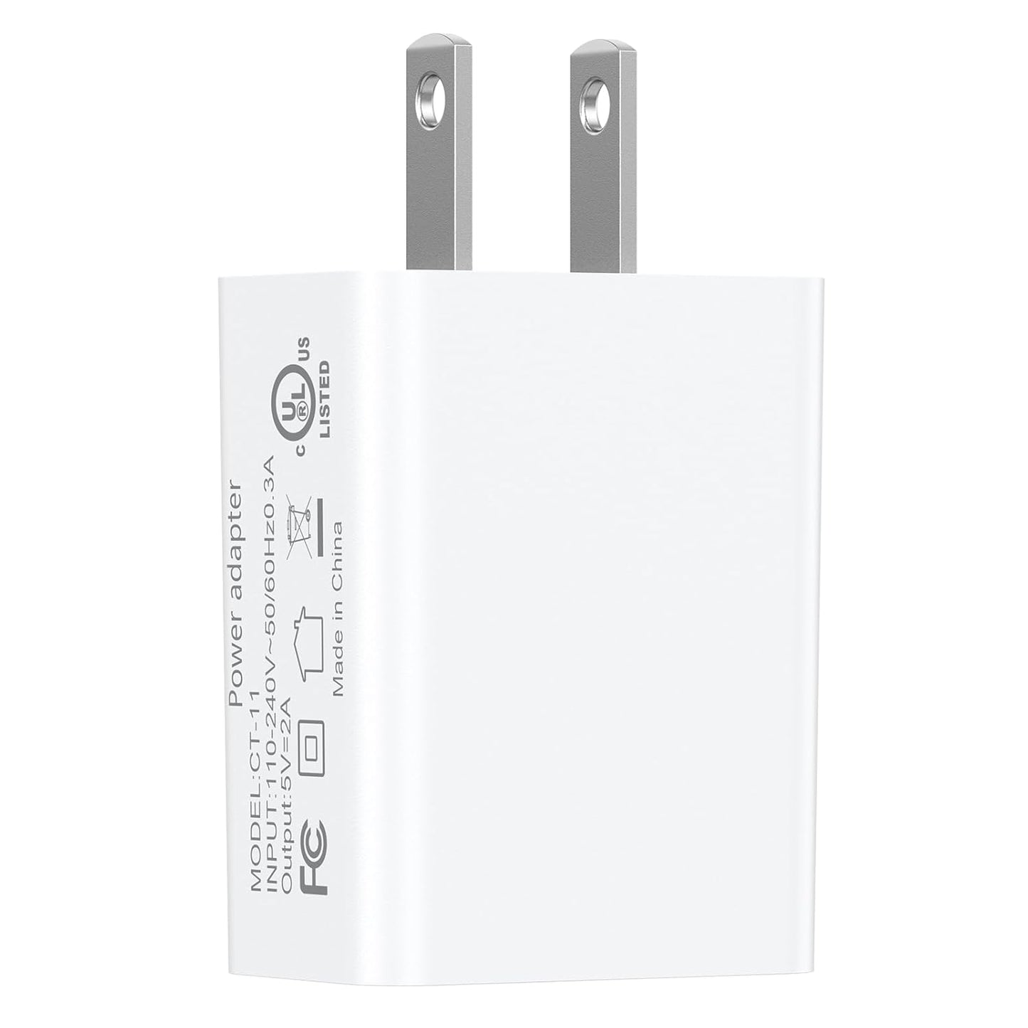 USB Wall Charger for Usmile C10 Portable Water Flosser, Usmile Y10 PRO, Y20 PRO Electric Toothbrush - 5V USB Wall Charger