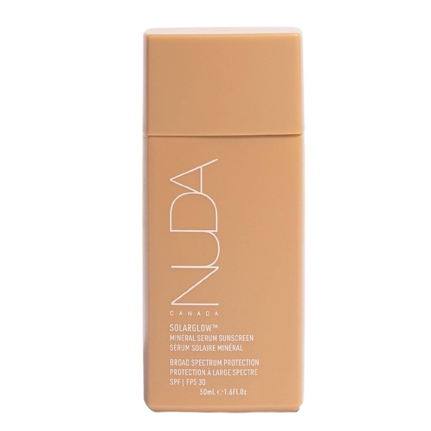 Nuda SolarGlow Mineral Serum Sunscreen | SPF 30 Broad-Spectrum Zinc Oxide Mineral | Non Comedogenic Face for Sensitive Skin | Reef-Friendly Mineral Sunscreen for Face, (50 mL)