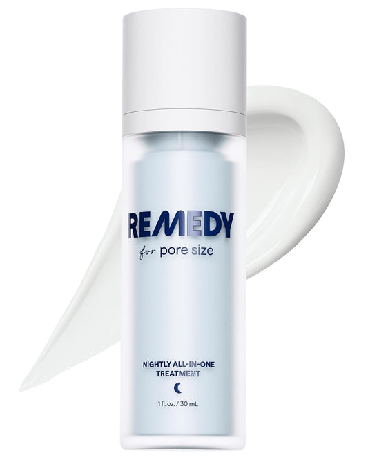 Remedy for Pore Size – Pore Refining Advanced Serum - Large Pore Minimizer with Retinol, BHA Salicylic Acid, Niacinamide – for Texture, Pimples, Blackheads – by Dermatologist Dr. Shah