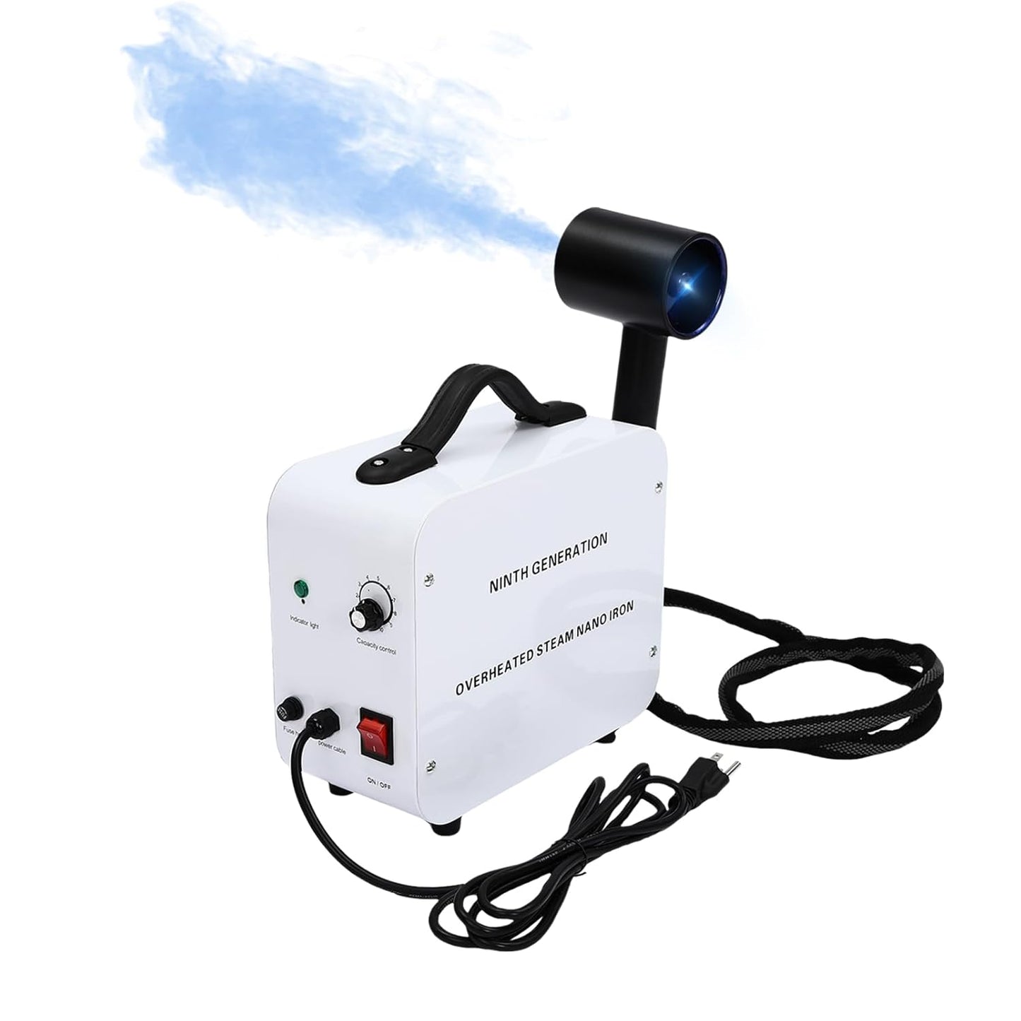 Nano Hair Steamer,Multifunctional Nano Atomizer Spa Salon Device,Professional Hair Color Processor,Warming Effect Hair Salon Spray Humidifier Tool,Nano Hair Steamer Sprayer for Hair Care,Hair Repair