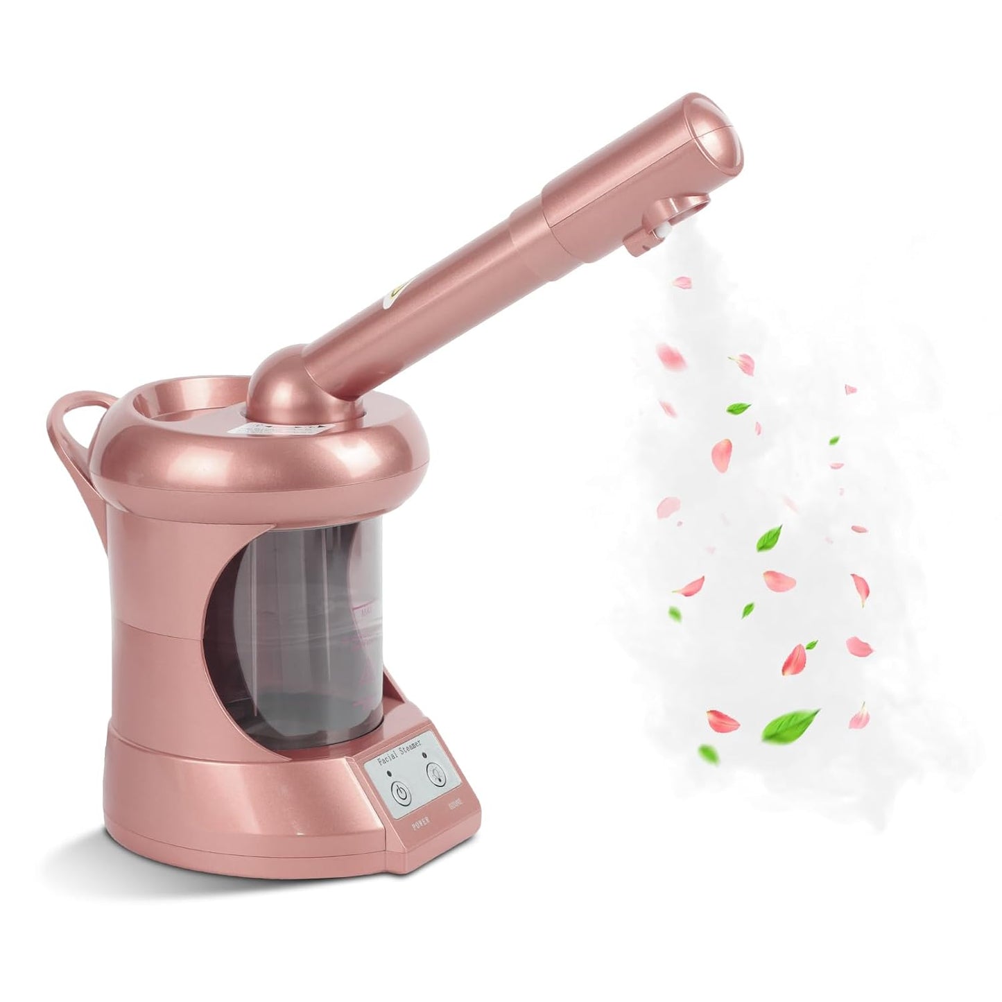 Facial Steamer, Professional Face Steamer Tabletop with Extendable Nozzle, Portable Nano Ionic Face Steamer for Home Use
