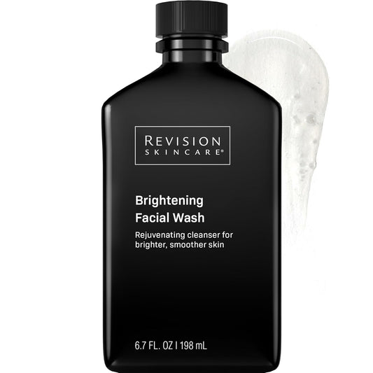 Revision Skincare Brightening Facial Wash, Exfoliating Face Cleanser with Vitamin C and Vitamin E, 6.7 fl oz