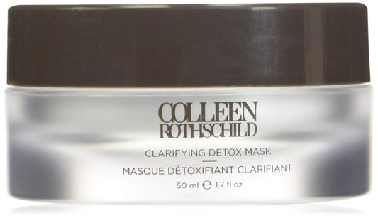 COLLEEN ROTHSCHILD Clarifying Detox Mask | Draws Out Pore-Clogging Impurities | Promotes Clear Skin | Formulated With Charcoal, Vitamin C & Glycolic Acid (1.7 fl oz)