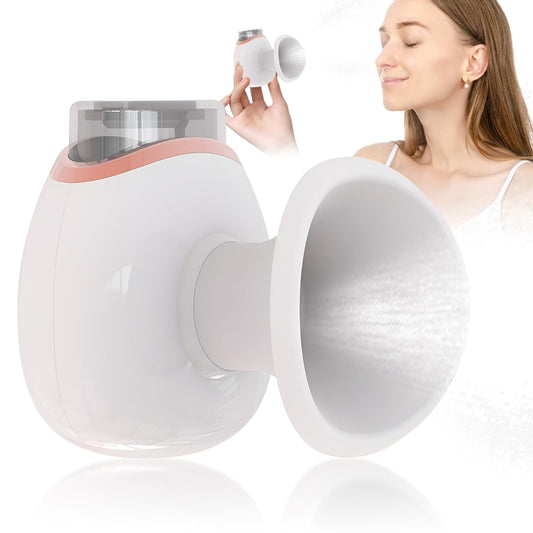 AGLOO Heated Nano Eye Mist Steam Sprayer - Portable and Rechargeable, Facial Steamer for Dry Eye Relief
