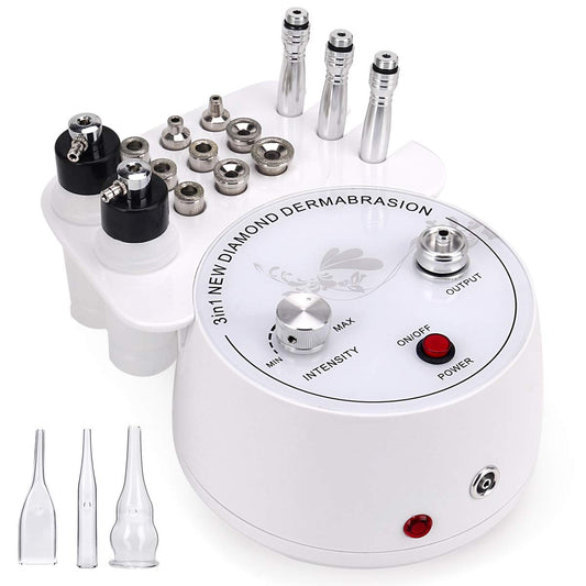 【3 IN 1 】Microdermabrasion Machine, Beauty Star Professional Diamond Dermabrasion Facial Devices at Home