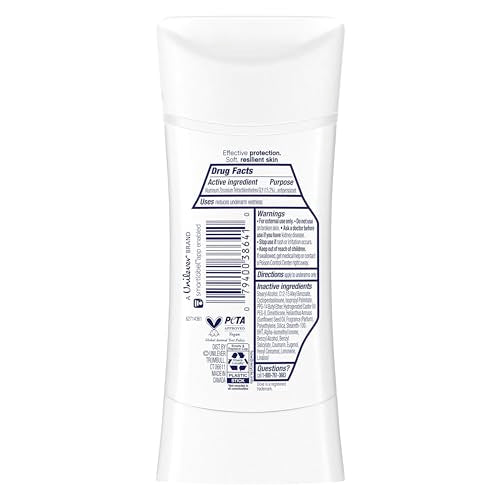 Dove Advanced Care Antiperspirant Deodorant Stick Caring Coconut 4 ct for helping your skin barrier repair after shaving 72-hour odor control and sweat protection with Pro-Ceramide Technology 2.6 oz
