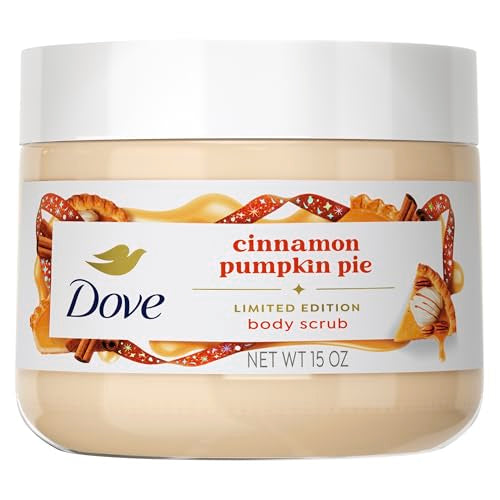 Dove Scrub Cinnamon Pumpkin Pie Exfoliates & Moisturizes Skin 15 OZ
