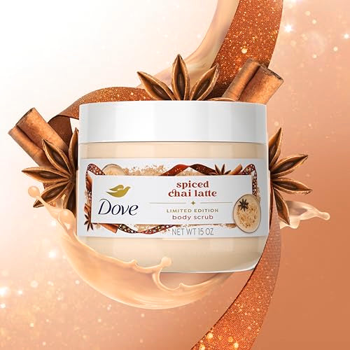 Dove Scrub Cinnamon Pumpkin Pie Exfoliates & Moisturizes Skin 15 OZ