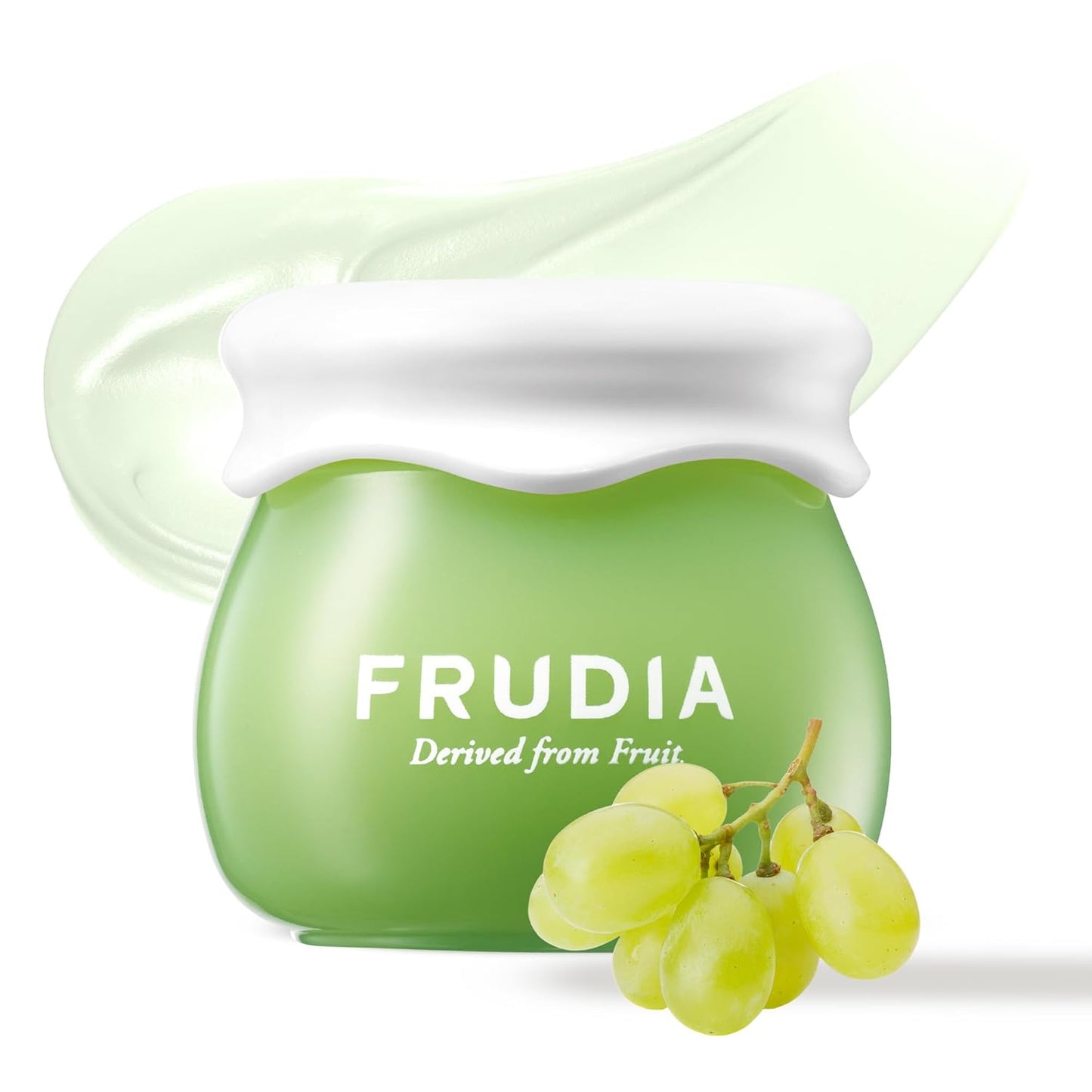 FRUDIA Green Grape Pore Control Face Cream (0.35 oz) – Oil-Control Korean Moisturizer for Face | Pore Refining Face Cream with 81% Green Grape Extract & Tannin Complex | Vegan & Cruelty Free