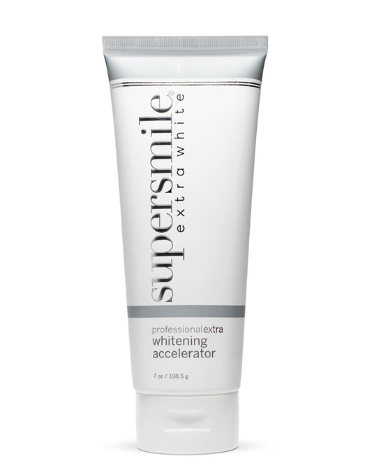 Supersmile Extra White Professional Whitening Accelerator - Enamel-Safe Teeth Whitening Gel - Effectively Lifts Deep-Set Stains Without Sensitivity - 7 oz