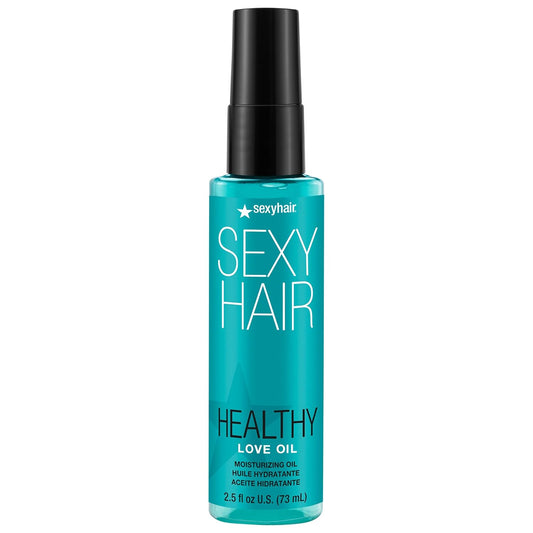 SexyHair Healthy Love Oil Moisturizing Oil | Improves Smoothness and Controls Frizz | Thermal Protection and Adds Shine | All Hair Types