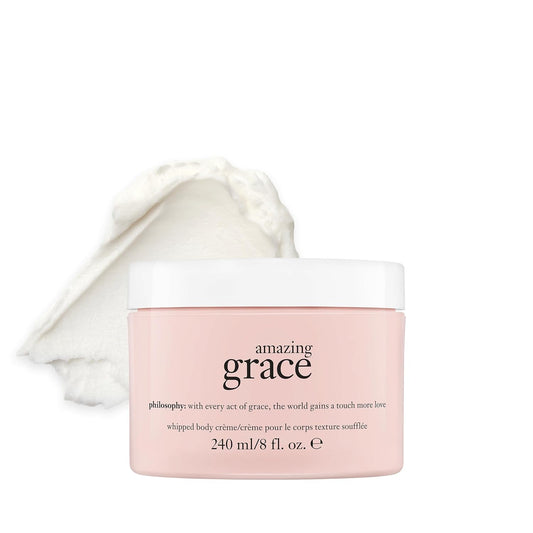 philosophy whipped body crème-luxury scented body lotion-formulated with shea butter&natural oils for fast absorbing hydration-skin feels soft and smooth-suitable for all skin types