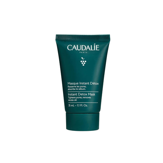 Caudalie Instant Detox Mask Pore Minimizing - Visibly Eliminates Excess Sebum and Visibly Tightens Pores in as Little as 10 Minutes