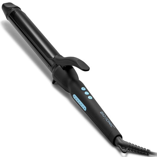 Bio Ionic Long Barrel Styler,Curling Iron with Moisture Heat Technology & NanoIonic MX, Verstatile Curling Wand