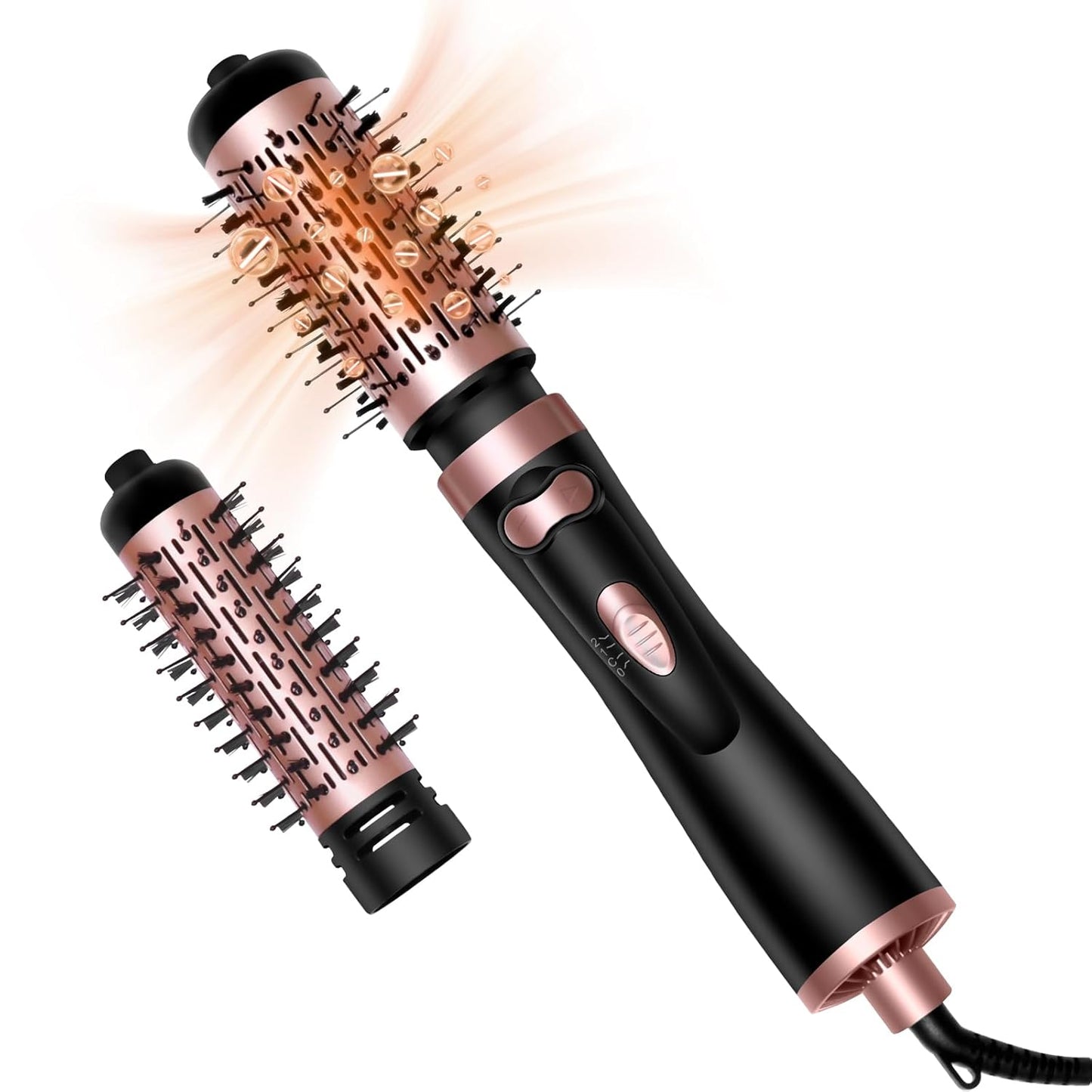 3-in-1 Round Hot Air Spin Brush Set with 2 Brushes