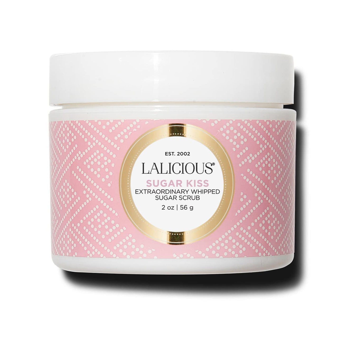 LaLicious Sugar Kiss Extraordinary Whipped Sugar Scrub - Cane Sugar Body & Foot Scrub, Exfoliating & Moisturizing Skin Care with Coconut Oil & Honey, No Parabens (2oz)