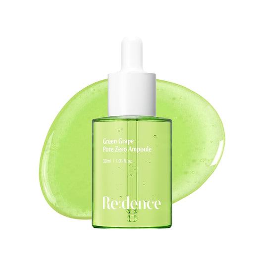 [Redence] 50% Green Grape Water Pore Zero Ampoule 1.01fl.oz/30ml Instant Pore Minimizer & Oil Control For Enlarged Pores & Uneven Texture