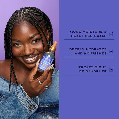 Shea Moisture Scalp Repair & Hydrate Anti-Dandruff Serum With Salicylic Acid and Scalp Repair Technology Deeply Hydrates and Improves Scalp Health as it Reduces Flakes and Itch 2 fl oz