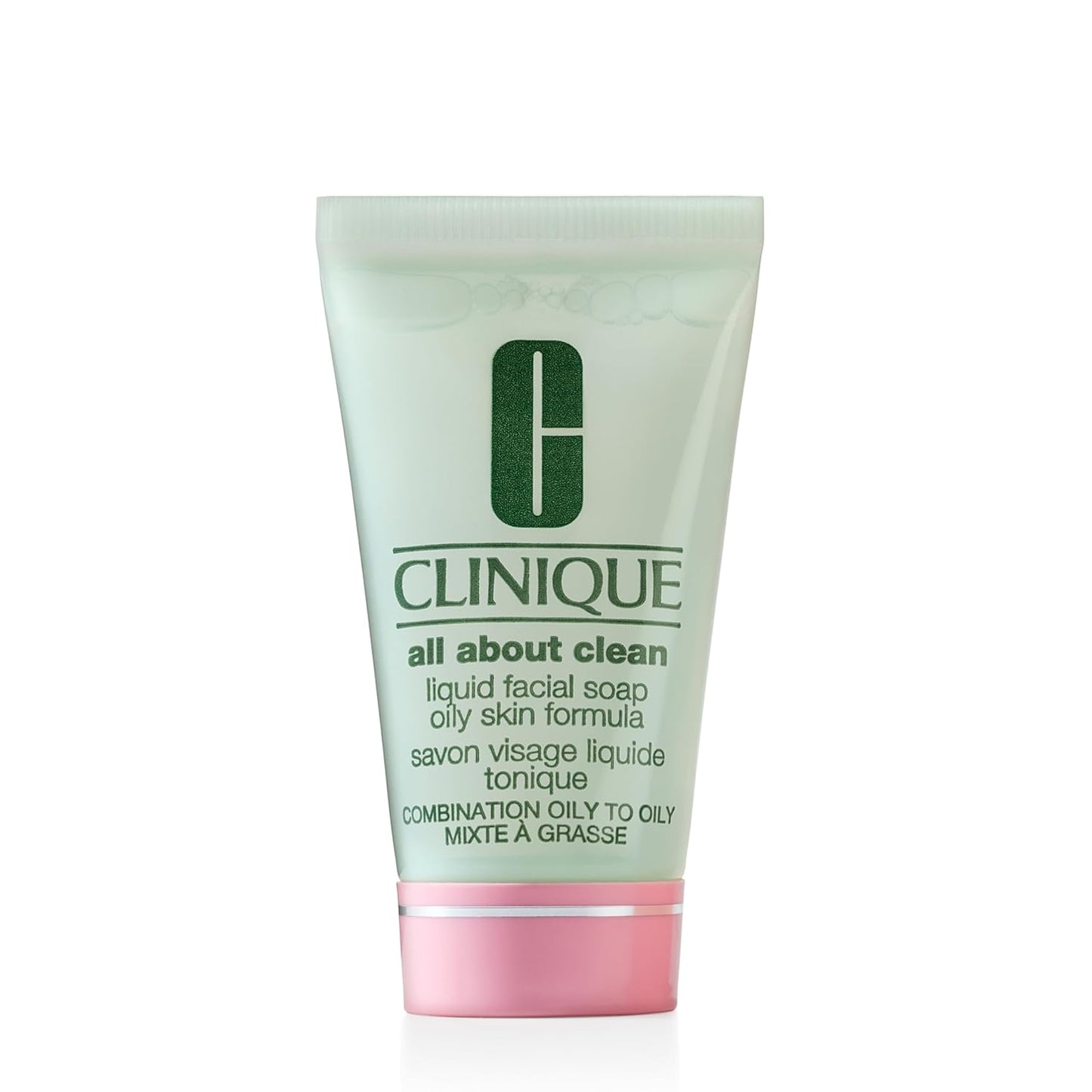Clinique 3-Step All About Clean Liquid Facial Cleanser Soap For Oily Skin | Types 3 + 4
