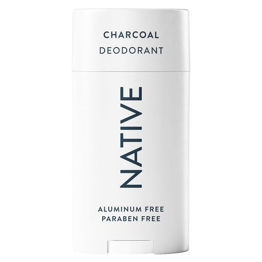 Native Deodorant | Natural Deodorant for Men, Aluminum Free with Baking Soda, Probiotics, Coconut Oil and Shea Butter | Charcoal