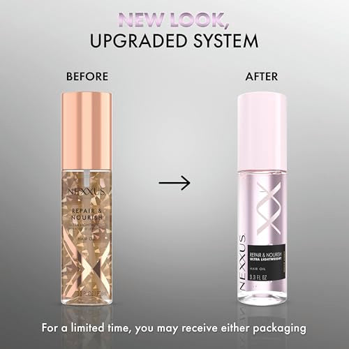 Nexxus Styling Hair Care Hair Oil Repair & Nourish Ultra Lightweight Hair Oil, Powered by STYLEPROTECT Technology 3.3 fl oz