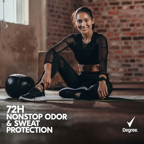 Degree Advanced Protection Antiperspirant Deodorant Shower Clean for 72-Hour Sweat & Odor Control for Women, with Body Heat Activated Technology, 2.6 oz