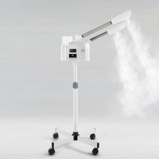 Artist hand Facial Steamer Professional 2 in 1 Hot and Cold Facial Steamer for Esthetician, Face Steamer for Facial Deep Cleansing, Fast Heating Moisturizing for Beauty Salon Spa Home Use