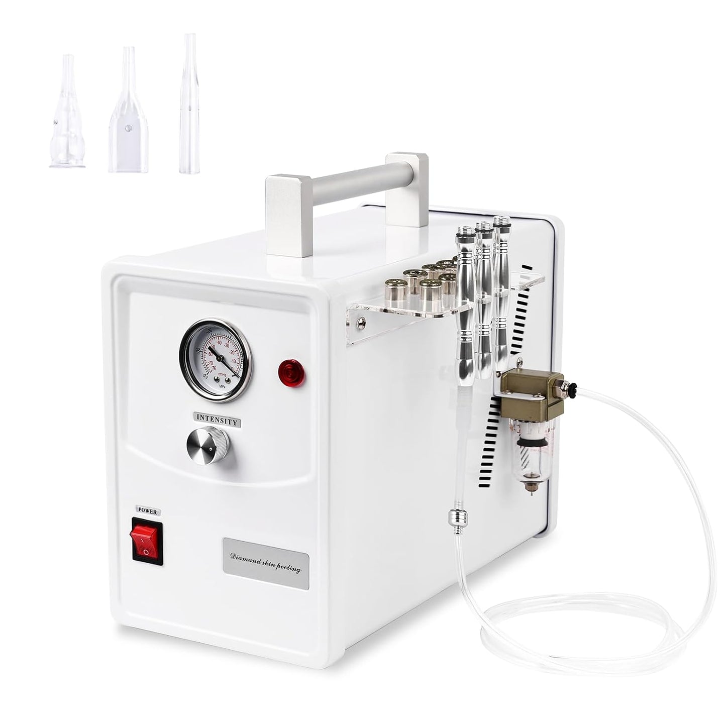 Professional Diamond Micro-dermabrasion Machine, Yofuly Diamond Micro-dermabrasion Dermabrasion Equipment Facial Peeling Spa(0-68cmHg)