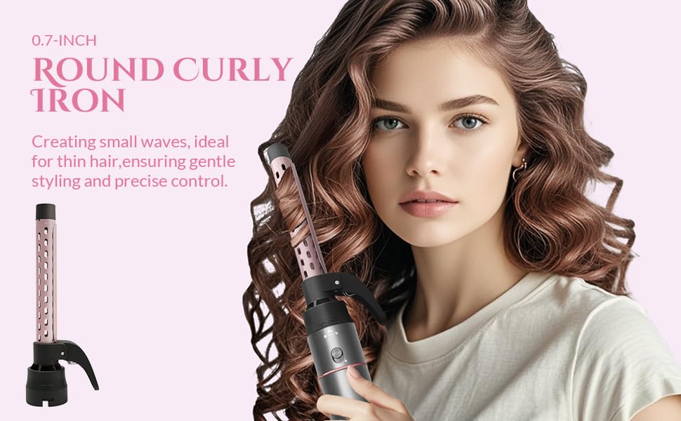 5 in 1 Negative Ion Hair Dryer Brush Blow Dryer Brush Set, Hot Air Styler with Multiple Lengths Suitable for Variable Needs for Hair Curling, 3 Temperature and Wind Settings, Travel Bag Easy to Carry