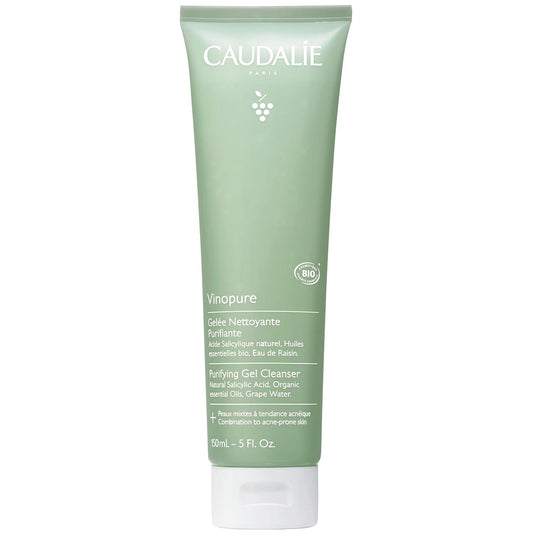 Caudalie Vinopure Salicylic Acid Cleanser, Pore Purifying Gel Cleanser - 150 mL
