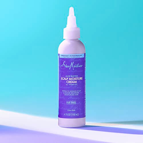 SheaMoisture Hair Cream Aloe Butter & Vitamin B3 With A Boost Of Hydration To Hydrate Scalp + Moisturized Hair 4oz
