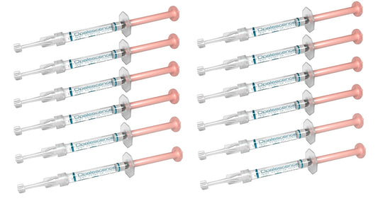 Opalescence 20% with PF Gel Syringes Teeth Whitening - Refill Kit (12 Syringes) Carbamide Peroxide. Made by Ultradent, in Melon Flavor. Tooth Whitening 5401-6