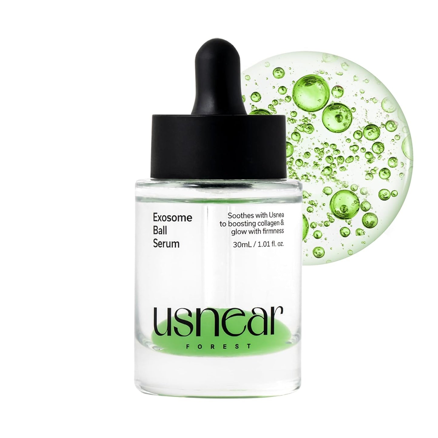 Exosome Glow Serum, Niacinamide & Collagen Face Serum for Glass Skin, Hydrating Pore Minimizer & Brightening, Korean Skincare, 1.01 fl oz