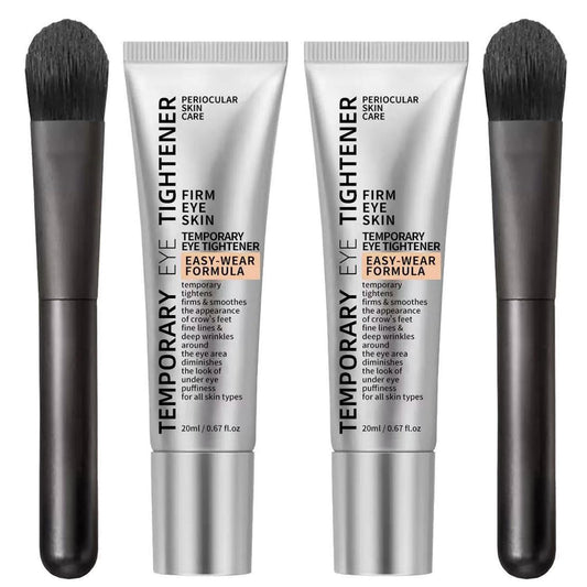 NGTPKY Perfection Eye Tightener Cream 2PCS with 2 Brushes – Instant Firming Lotion for Puffiness, Fine Lines & Wrinkles, Lightweight Easy-Wear Formula, Gentle Skin Care for All Skin Types