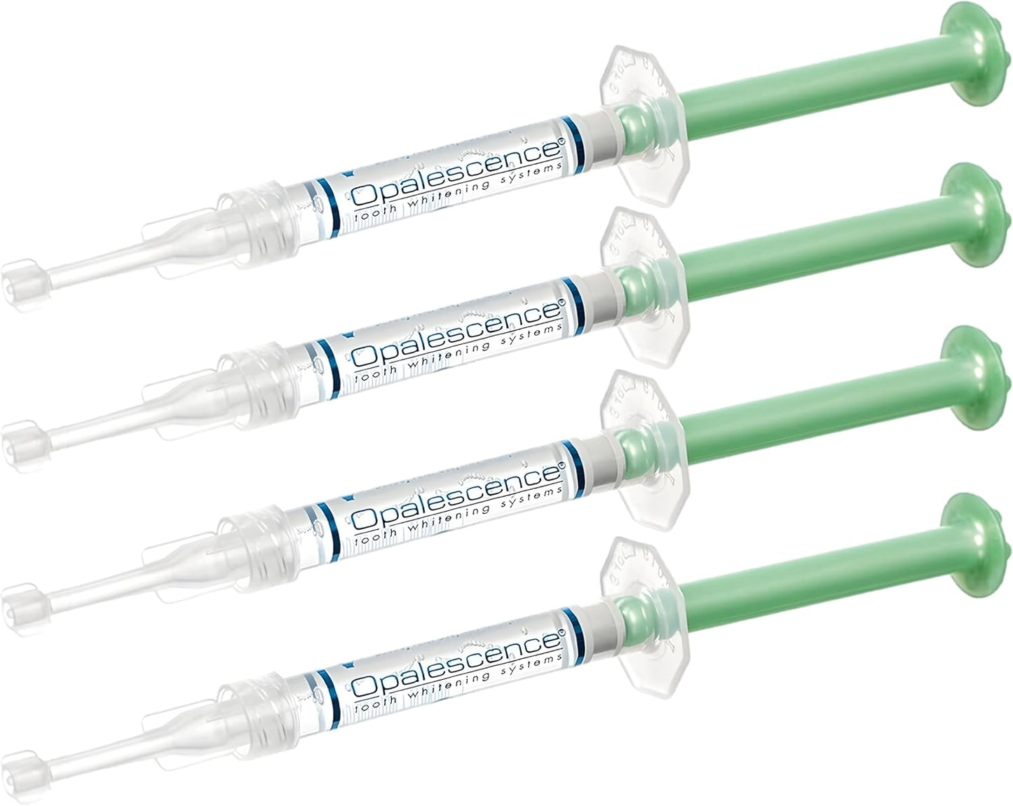 Opalescence 35% CP Mint - Gel Syringes Teeth Whitening - Refill Kit (4 Syringes) Carbamide Peroxide Gel. Made by Ultradent. Tooth Whitening Refill Syringes with Toothbrush. 5197-2tb