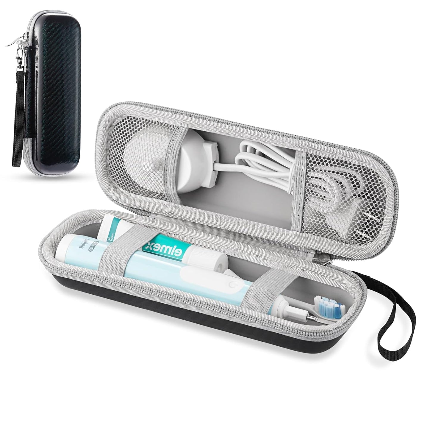 Travel Case for Oral B/Oral-B Pro 1000 1500 5000 7000 7500 6000 9600/ Phlips Sonicare 4100 5100 1100 6100 5300 Electric Toothbrush, Portable Hard Protective Storage Bag