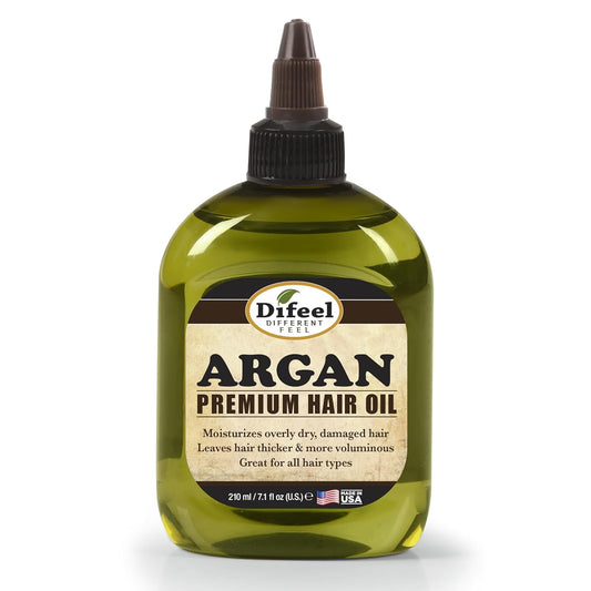 Difeel Premium Natural Hair Oil - Argan Oil 7.1 ounce