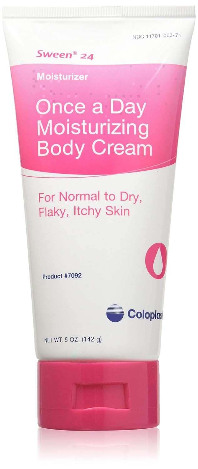 Coloplast Sween 24 Unscented Cream: 5 oz Moisturizing Body Lotion for All Skin Types - Paraben & Alcohol Free