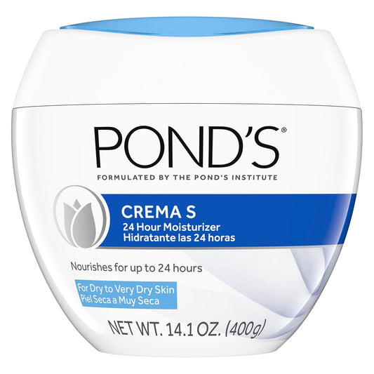 Pond's Nourishing Moisturizing Cream, Crema S, Gragnance Free, Ivory, 14.1 Oz