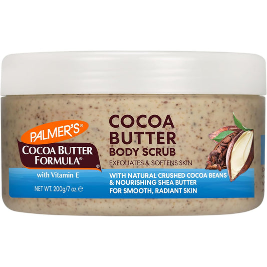 Palmer's Cocoa Butter Formula Exfoliating Body Scrub for Smooth Skin, Skin Exfoliator for Women and Men, 7 oz