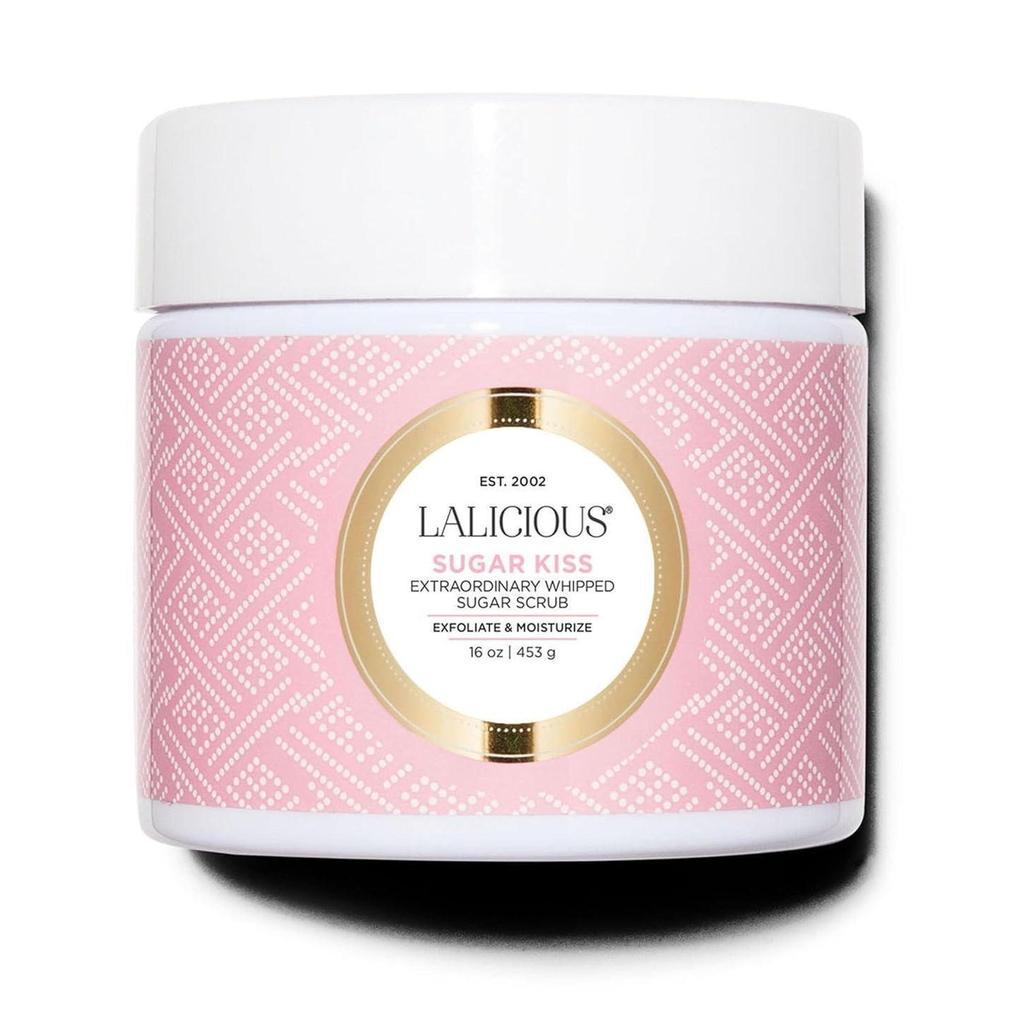 LALICIOUS Extraordinary Sugar Kiss Sugar Scrub for Body, Exfoliating Body Scrubs for Women, Moisturizing Body Exfoliator with Coconut Oil & Honey for Radiant Skin, Zero Greasy, No Parabens - 16oz