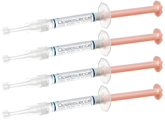 Opalescence 35% Gel Syringes Teeth Whitening - Refill Kit (4 Syringes Total) Carbamide Peroxide. Made by Ultradent, in Melon Flavor. Tooth Whitening Refill Syringes 5404-2