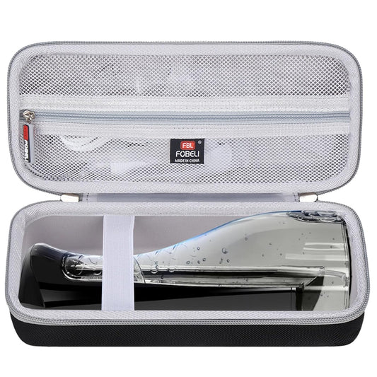 FBLFOBELI Hard Case Replacement for Nicwell/for COSLUS/for Oralfree/for Waterpik WF-02 Water Dental Flosser Cordless (Black)